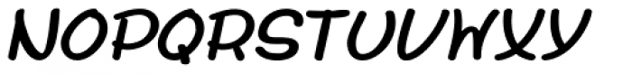 Whiteboard Modern Bold Italic Font UPPERCASE