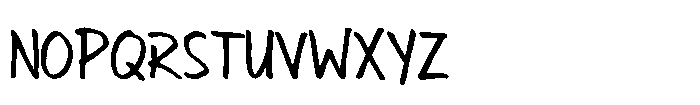 Whiteboard Quick Writing Font UPPERCASE