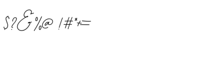 Whiteflower Font OTHER CHARS