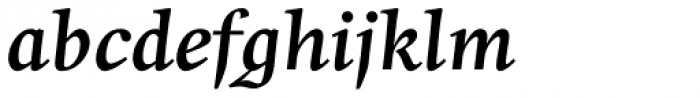 Whitenights Bold Italic Font LOWERCASE