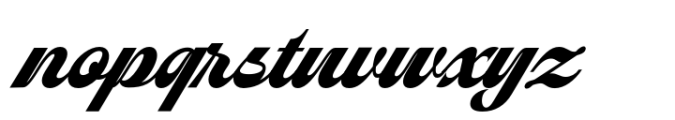Whitestone Formal Bold Italic Font LOWERCASE