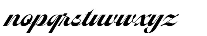 Whitestone Formal Italic Font LOWERCASE