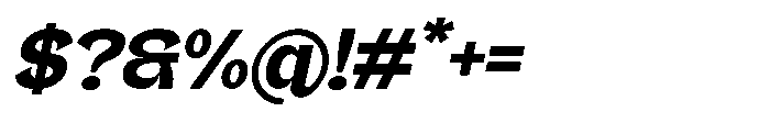 Whither Display Slant Regular Font OTHER CHARS