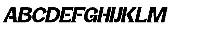 Whither Display Slant Regular Font UPPERCASE