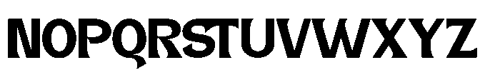Whither Display Slant Whither Display Regular Font UPPERCASE