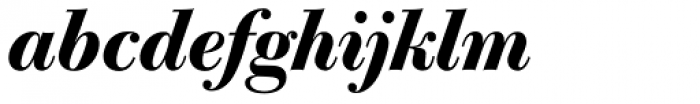 Whittingham BQ Bold Italic Font LOWERCASE