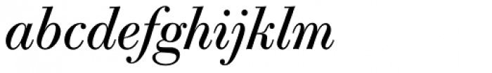 Whittingham BQ Italic Font LOWERCASE