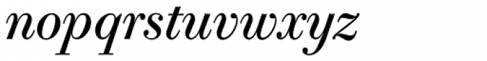 Whittingham BQ Italic Font LOWERCASE