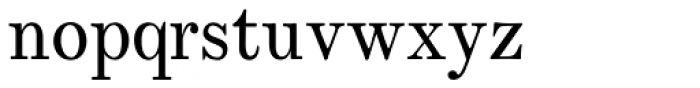 Whittington Regular Font LOWERCASE