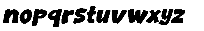 Whoops Sans Italic Italic Font LOWERCASE