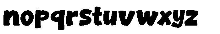 Whoops Sans Regular Font LOWERCASE