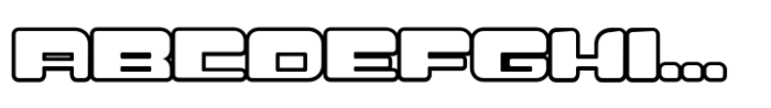 Why2 k Outline Font UPPERCASE