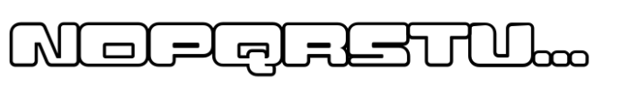 Why2 k Outline Font UPPERCASE