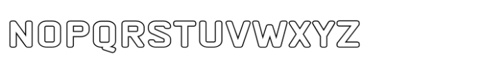 Whyst Expanded Outline Caps Font LOWERCASE