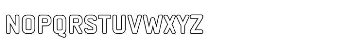Whyst Outline Caps Font LOWERCASE