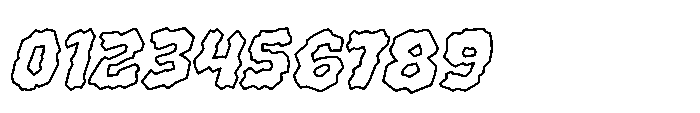 Whyte Wyrm Flat Outline Font OTHER CHARS