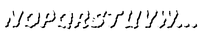 Whyte Wyrm Flat Shadow Font UPPERCASE