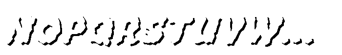 Whyte Wyrm Flat Shadow Font LOWERCASE
