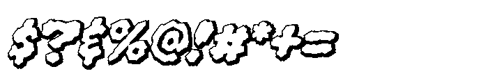 Whyte Wyrm Flat Shadowline Font OTHER CHARS