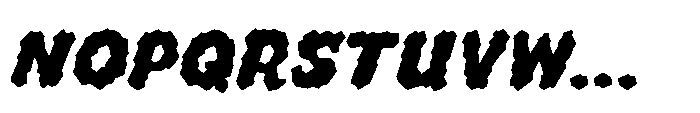 Whyte Wyrm Flat Font UPPERCASE