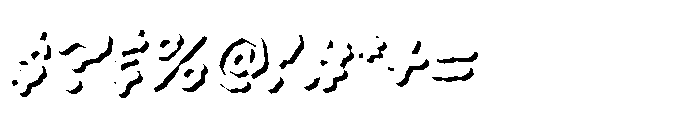 Whyte Wyrm Round Shadow Font OTHER CHARS