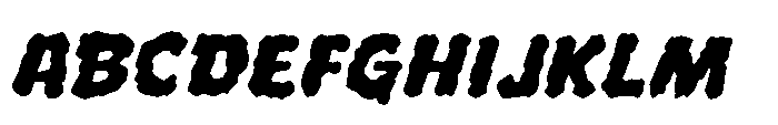 Whyte Wyrm Round Font UPPERCASE