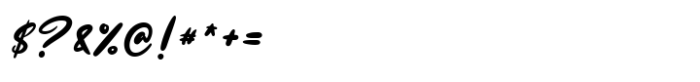 Whytters Font OTHER CHARS