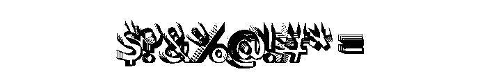 WHOASpine Groove Instance Font OTHER CHARS