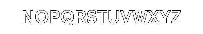 WHOASpine Minimum Instance Font LOWERCASE