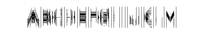 WHOASpine Rise Instance Font UPPERCASE