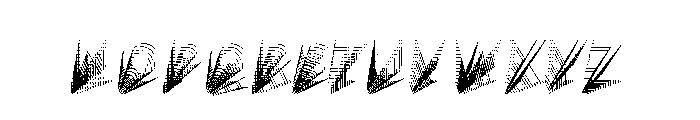 WHOASpine Shout Instance Font UPPERCASE