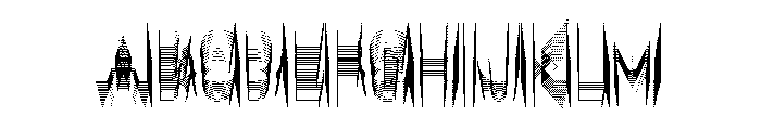 WHOASpine Wedge Instance Font UPPERCASE