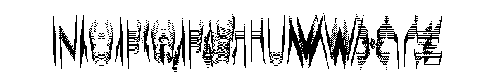 WHOASpine Wedge Instance Font LOWERCASE
