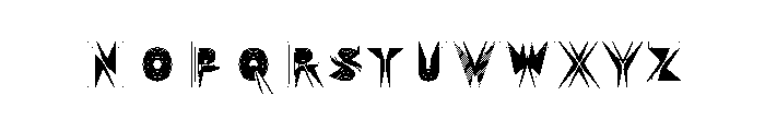 WHOASpine Zoom Instance Font LOWERCASE