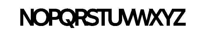 WHOATop Groove Instance Font LOWERCASE