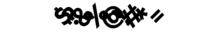 WHOATop Maximum Instance Font OTHER CHARS