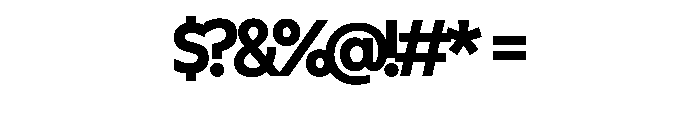 WHOATop Wedge Instance Font OTHER CHARS