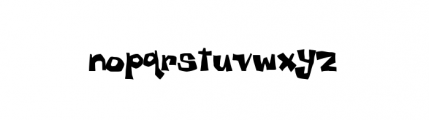 Whutevur (plain) Font LOWERCASE