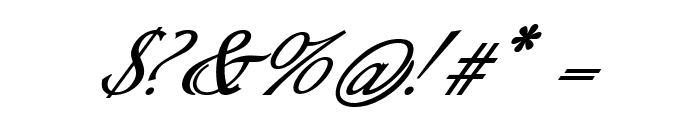 Wheatfield-BoldItalic Font OTHER CHARS