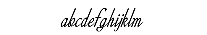 Wheatfield-CondensedBold Font LOWERCASE