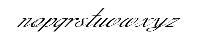 Wheatfield-ExpandedItalic Font LOWERCASE