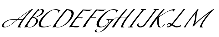 Wheatfield-Italic Font UPPERCASE