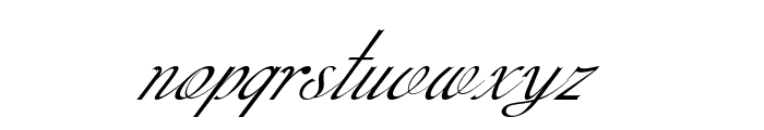 Wheatfield-Italic Font LOWERCASE