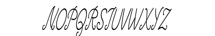 Whipple-ExtracondensedItalic Font UPPERCASE