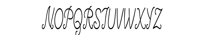 Whipple-ExtracondensedRegular Font UPPERCASE