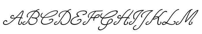 Whipple-Italic Font UPPERCASE