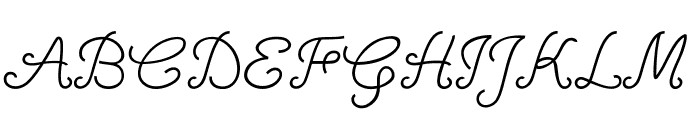 Whipple Font UPPERCASE