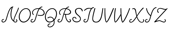 Whipple Font UPPERCASE