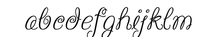 Whirly Font LOWERCASE
