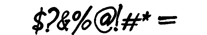 Willard Sniffin Script Bold Italic Font OTHER CHARS